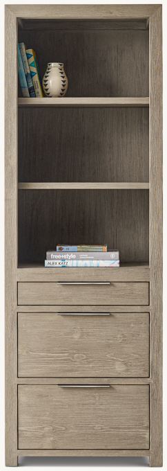 Front view of Laguna Bookcase Tower 