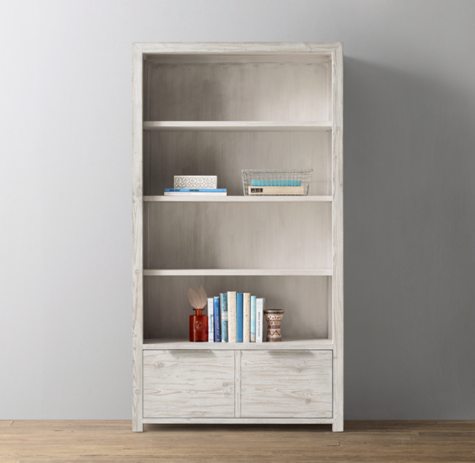 Restoration hardware store bookshelf