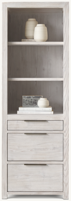 Front view of Laguna Bookcase Tower 