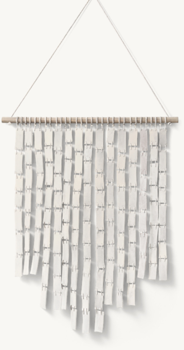 Handcrafted Clay Tiles Wall Hanging - Natural