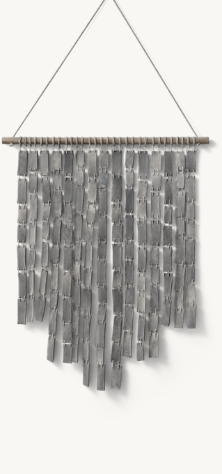 Handcrafted Clay Tiles Wall Hanging - Charcoal