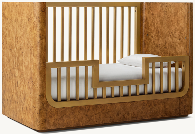 Bardot Burl Panel Crib