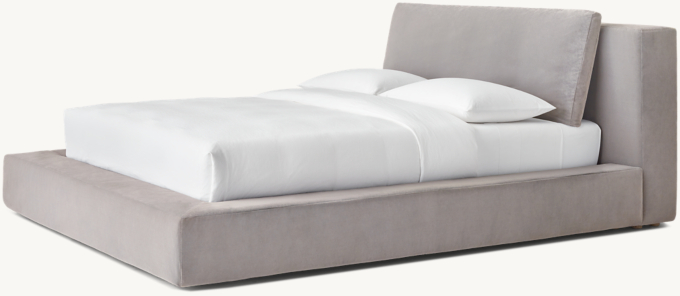 Nora - Canapé modulable droit blanc 285x96cm
