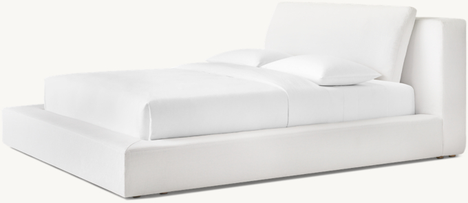 Cloud Slipcovered Platform Bed