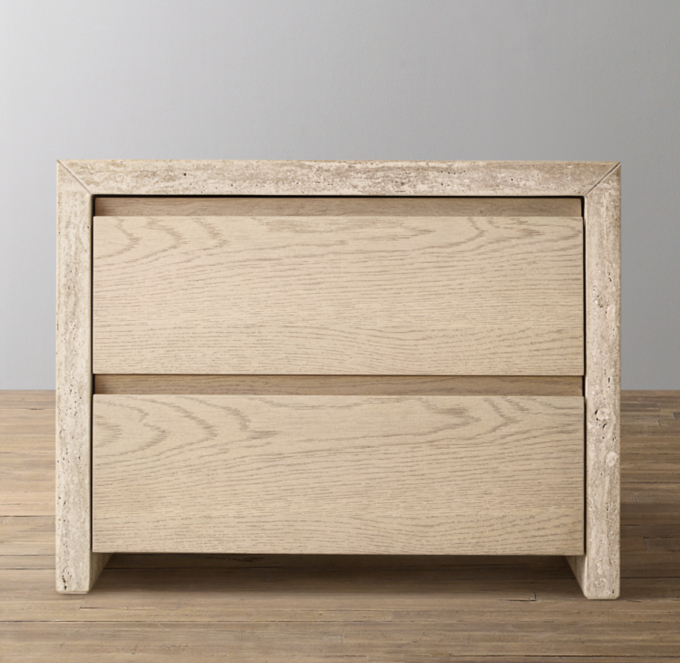 Restoration hardware deals russian oak nightstand