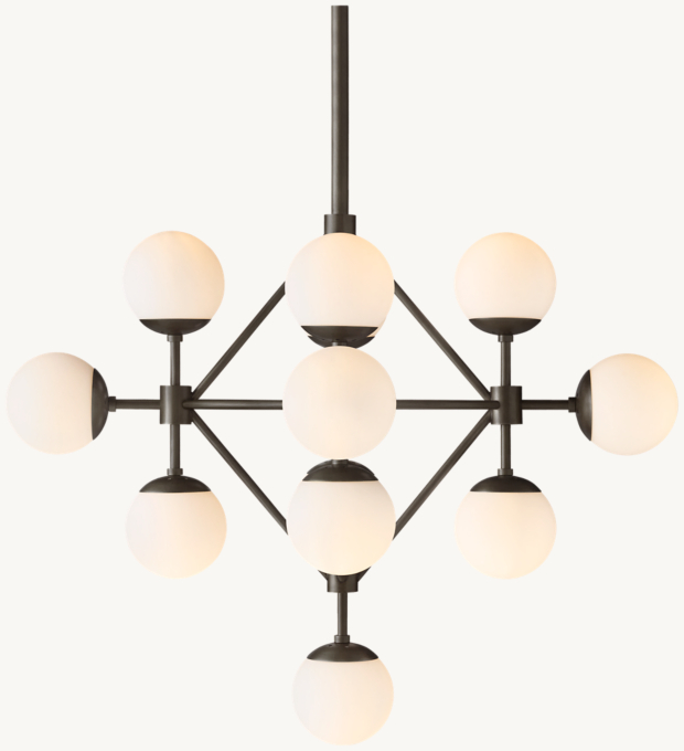 Keefe Cluster Chandelier - Bronze