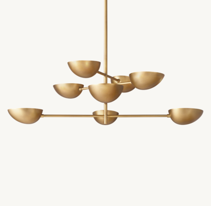 Luca Chandelier - Vintage Brass