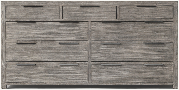 chinese dress ladies Suki 9 Drawer Dresser - Mid-Century Modern Sophistication