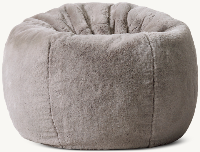 Lapin Ultra-Fine Faux Fur Bean Bag | RH TEEN