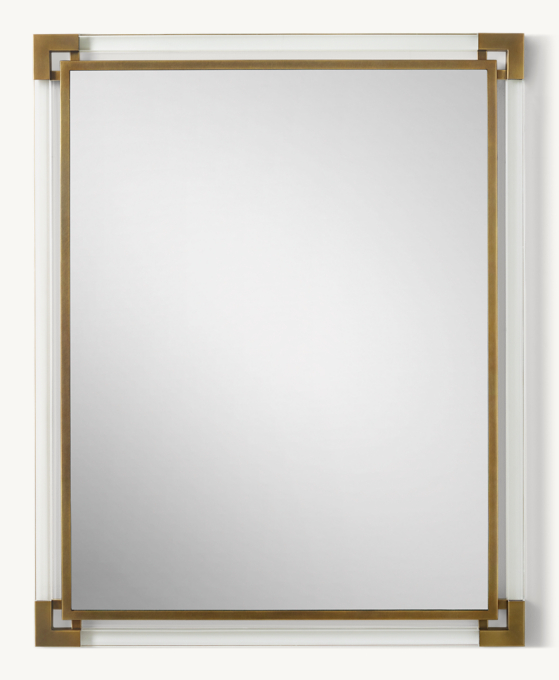 Front view of Lucinda Large Dresser Mirror 