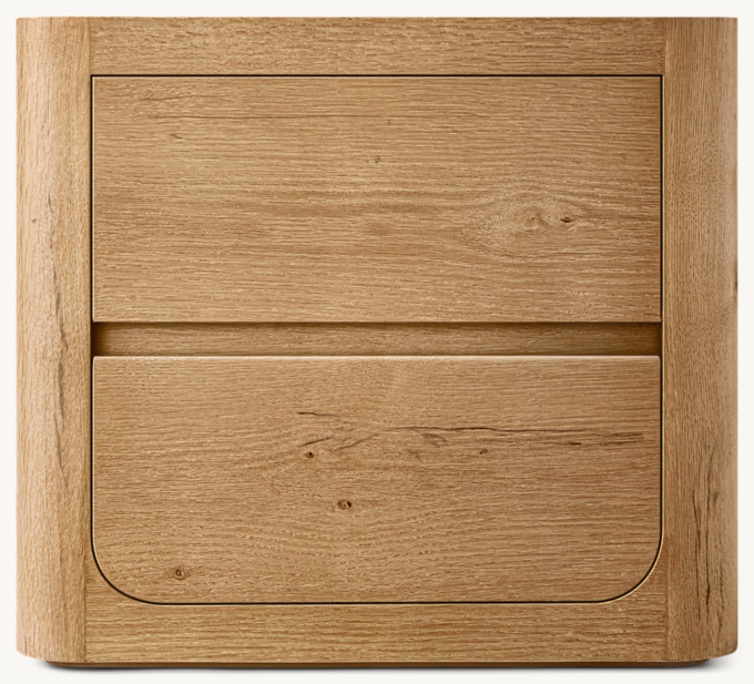 Oslo 2-Drawer Nightstand 