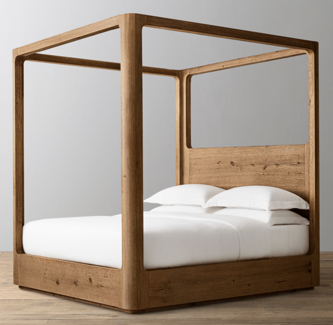 Gilt demilune outlet canopy bed crown