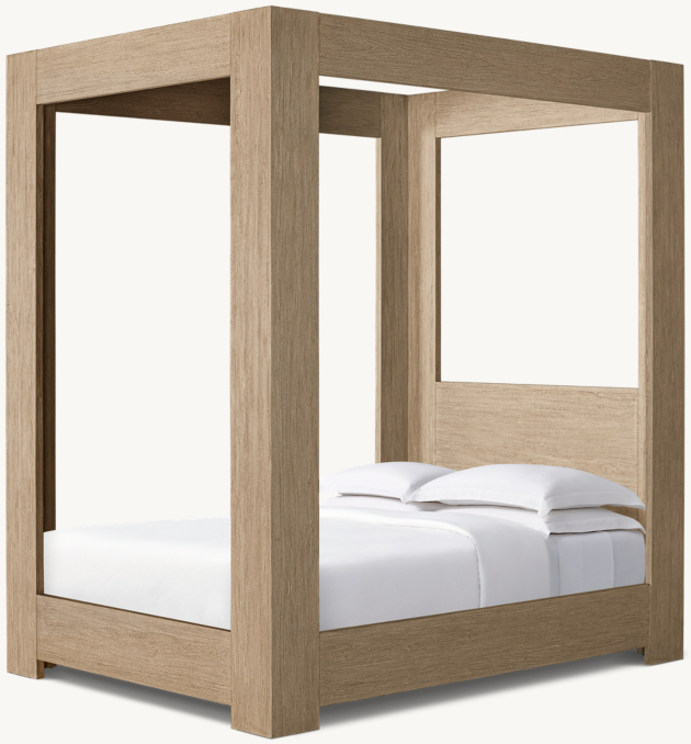 Three Quarter view of Callum Canopy Bed 