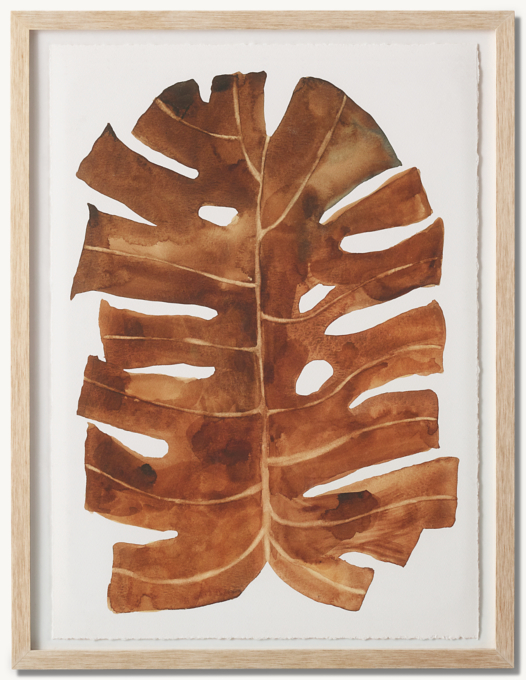 Front view of Watercolor Leaf Art 2 