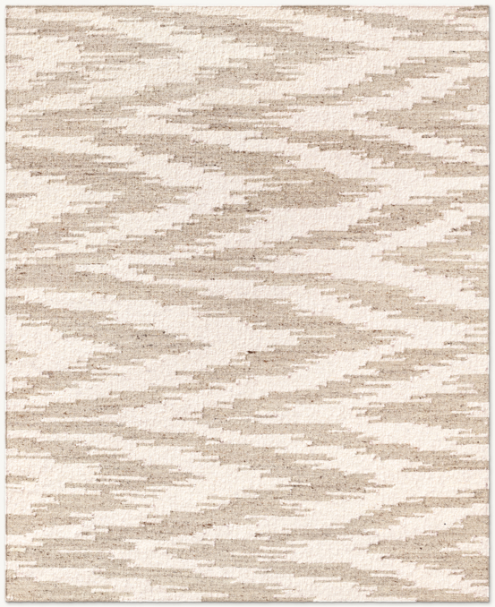 Vue en Hauteur - Mika - Tapis en Laine - Sable