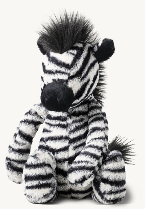 Jellycat Plush Animal Bashful Zebra RH