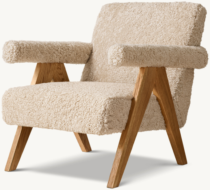 Jakob Shearling Lounge Chair