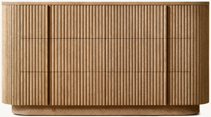 Front view of Mulholland Wide Dresser 