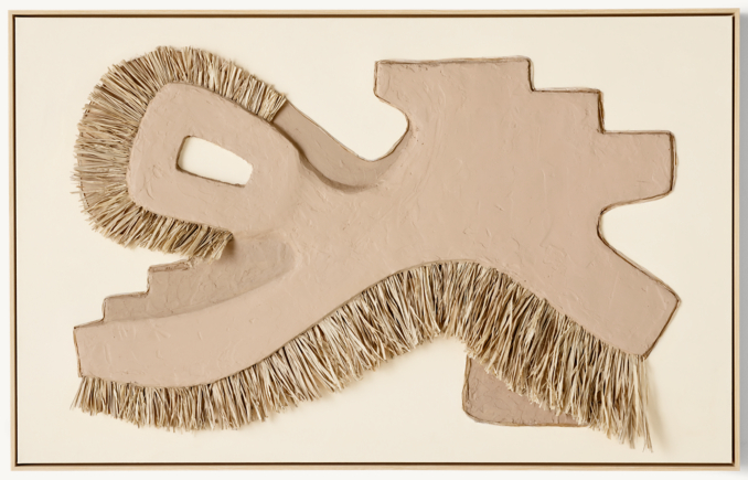 Front view of Élan Byrd: Raffia Art 5 