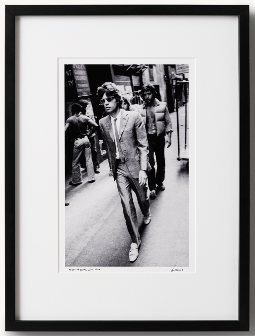 Front view of Morrison Hotel Gallery Photography: Mick Jagger By David Godlis 