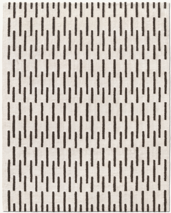 Overhead view of Nika Wool Rug 