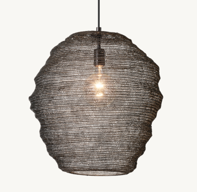 Front view of Alma Pendant Small  