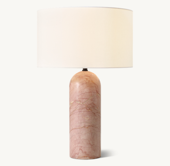 Alwyn Stone Column Table Lamp | Elegant Natural Design