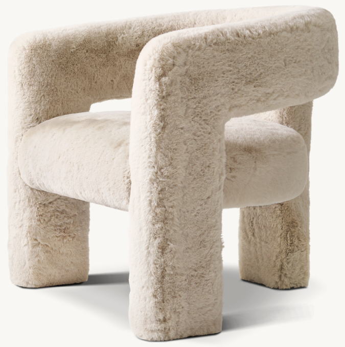 Three Quarter view of Ines Lounge Chair 