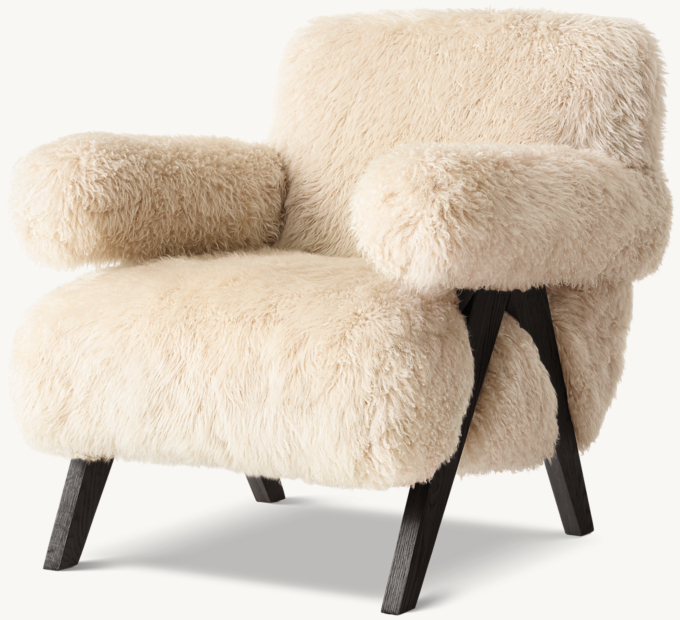 Jakob Sheepskin Lounge Chair