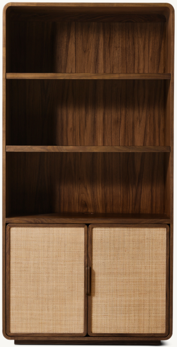 Front view of Santiago Bookcase 
