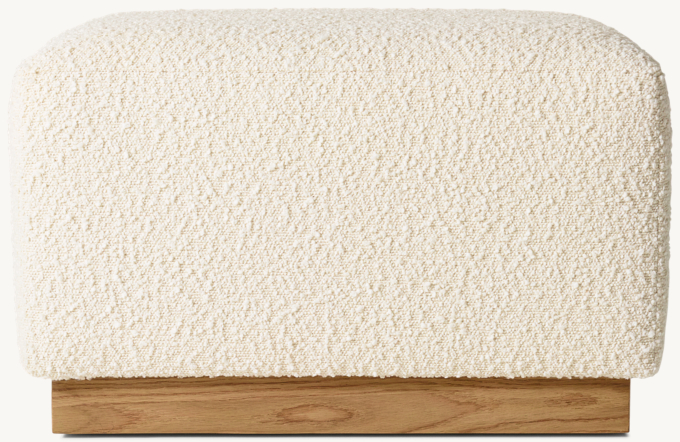 Shown in Natural Performance Textured Boucl&#233; with Naturak Oak finish.