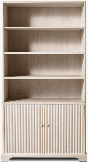 Genevieve Reeded Bookcase