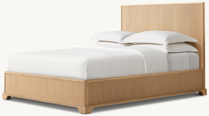 Genevieve Reeded Panel Bed | RH