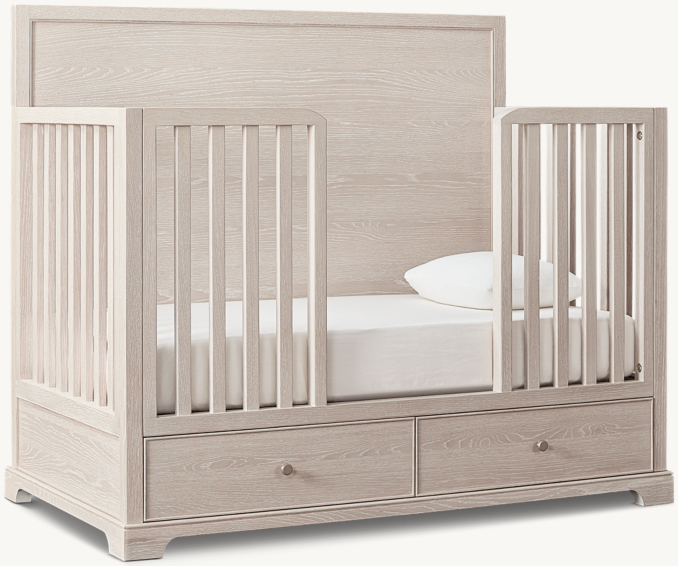 Genevieve Storage Conversion Crib Toddler Bed Kit | RH Baby & Child