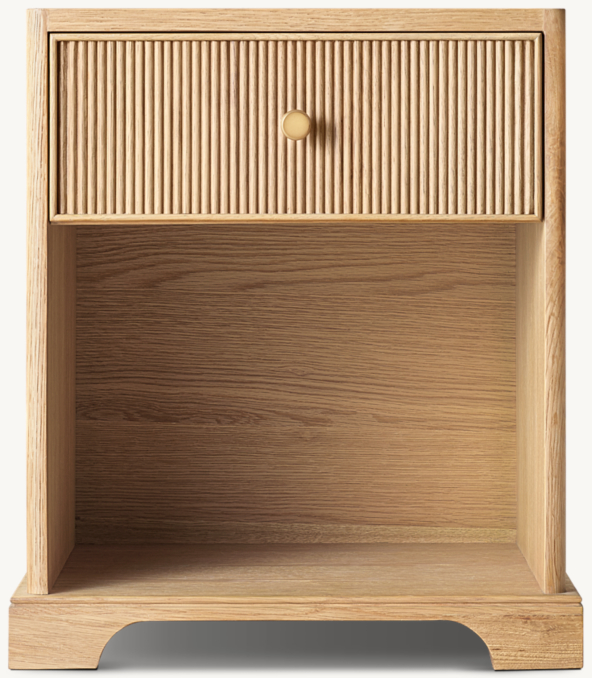 Genevieve Reeded Nightstand