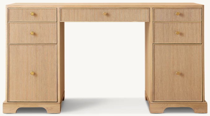 Genevieve Reeded Storage Desk