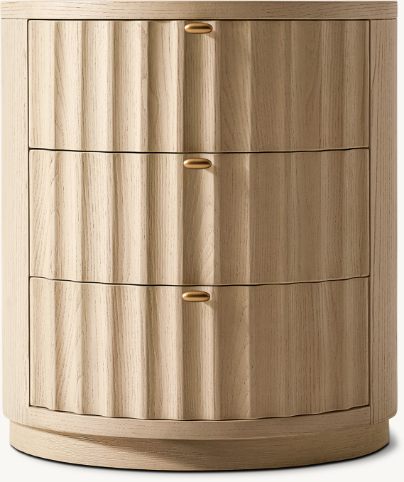 Cordelia 3-Drawer Nightstand