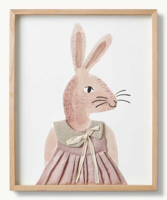 DRESSED UP ANIMAL PORTRAIT - BUNNY