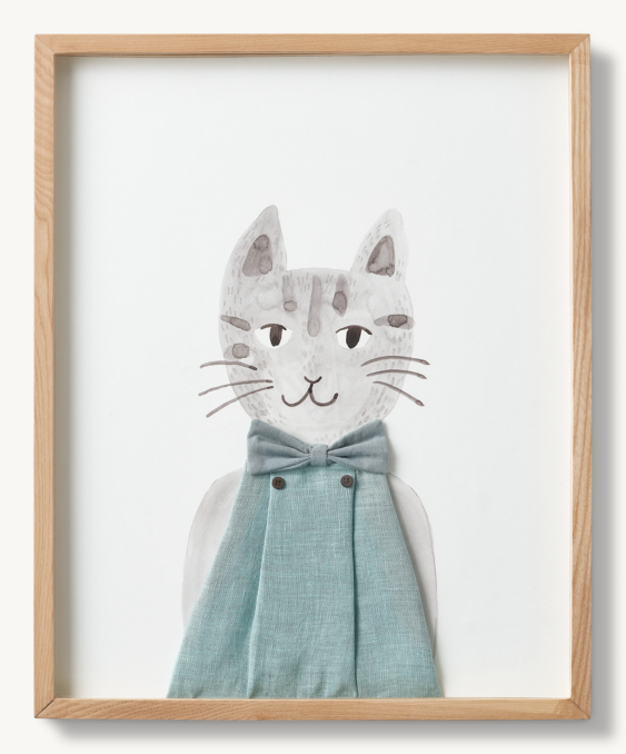 DRESSED UP ANIMAL PORTRAIT - CAT