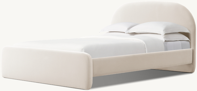 Miyu Upholstered Panel Bed