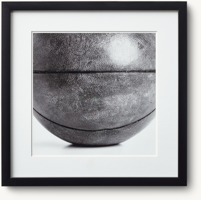 Front view of Vintage Sports Gear Photography - Basketball 