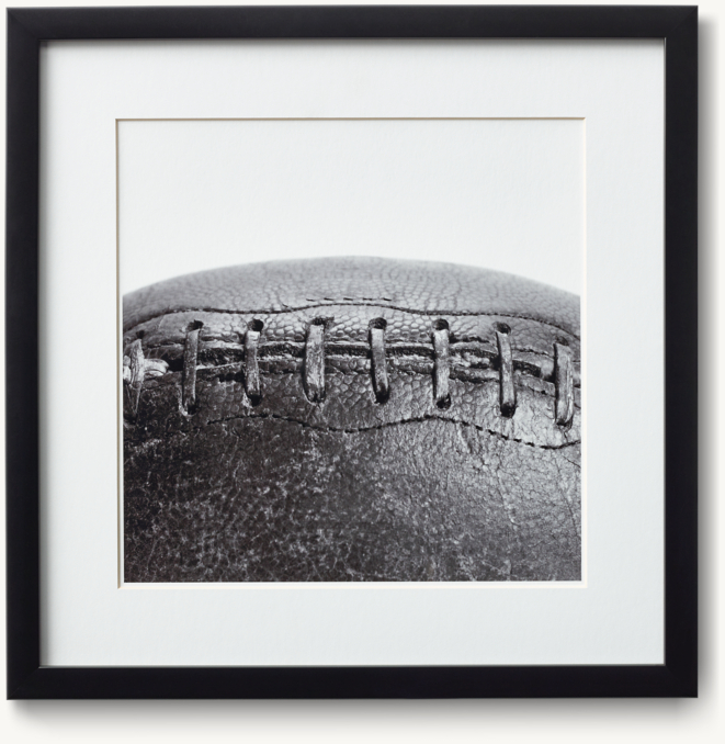 Front view of Vintage Sports Gear Photography - Football 