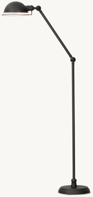 Front view of Academy Task Floor Lamp 
