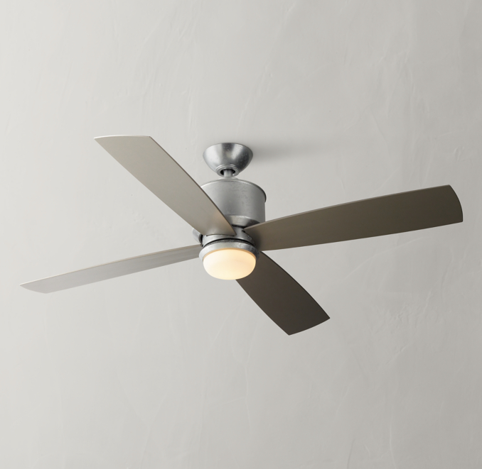 Front view of Zephyr 52" Ceiling Fan 