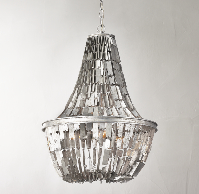Front view of Lexi Empire Chandelier 