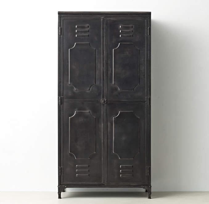 Front view of Baines Locker Armoire 