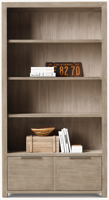 Restoration hardware bookshelf sales