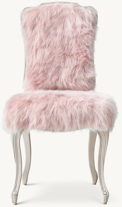 Sophie Kashmir Faux Fur Desk Chair