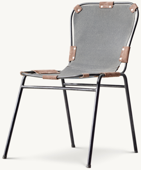 Three Quarter view of Cato Desk Chair - Fog 