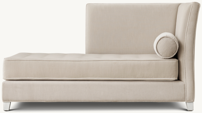 Three Quarter view of Rylin Tufted Left-Arm Chaise 